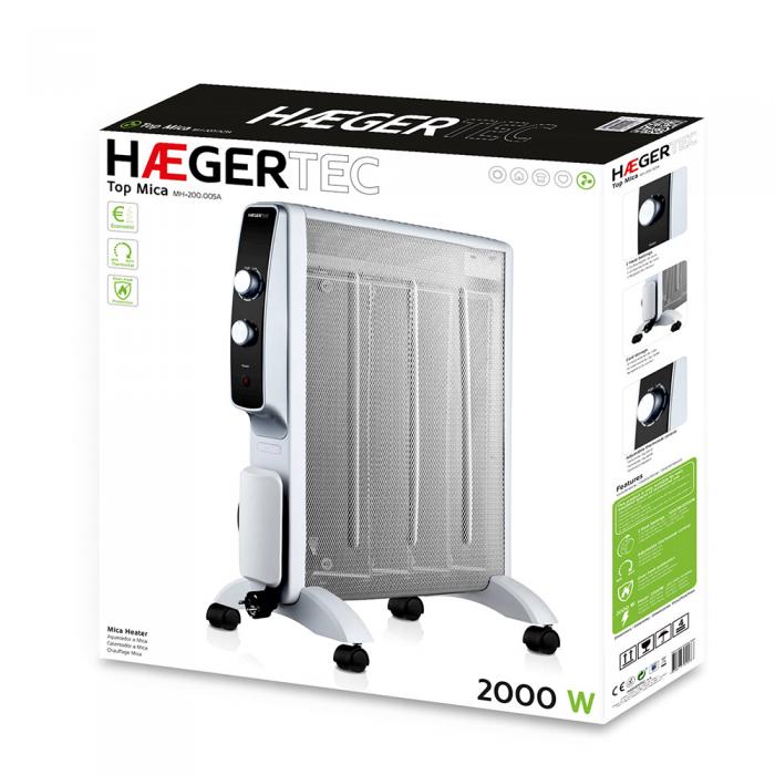 Aquecedor de Mica HAEGER TOP MICA - 2000W - Image 2