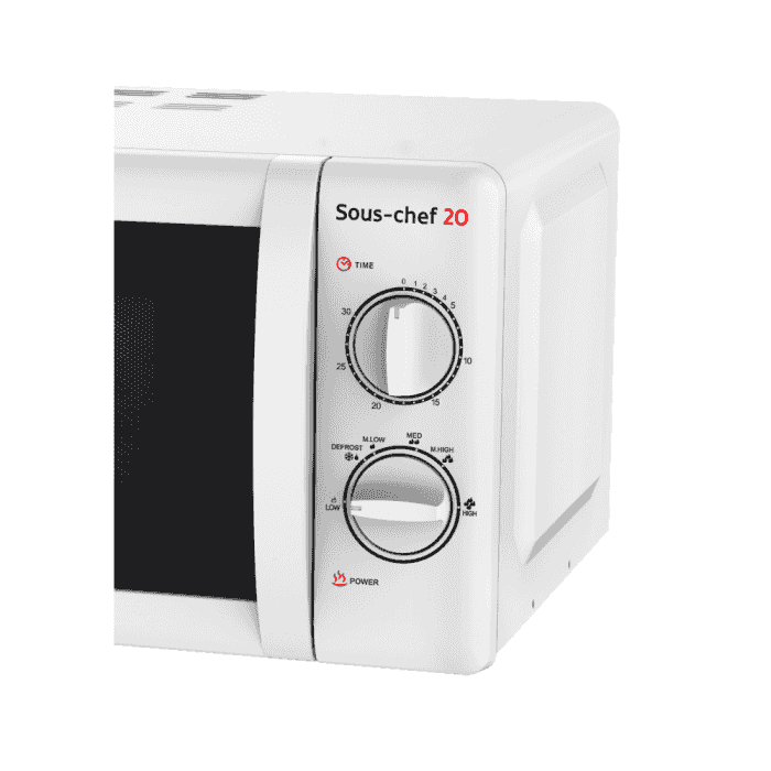 Micro-ondas com 6 níveis HAEGER SOUS-CHEF 20 - 700 W 20 LT cor branca - Image 3
