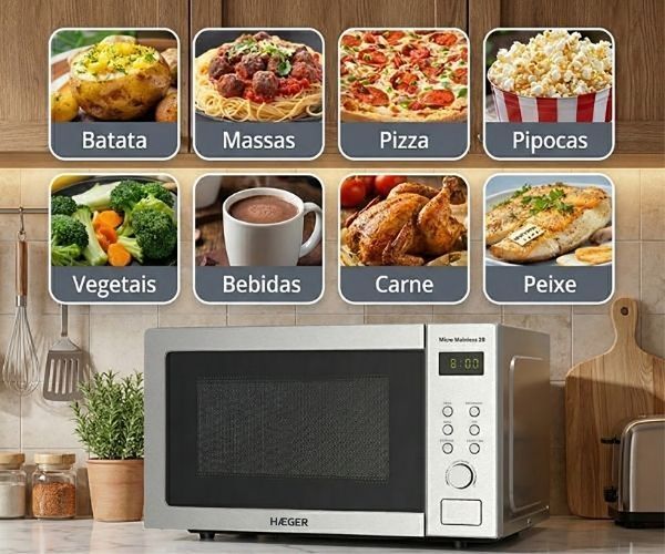 Auto Cooking, 8 menus