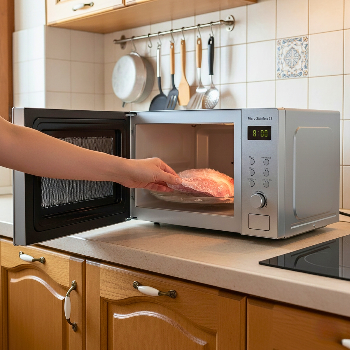 HAEGER Micro Stainless 28 Digital Microwave – 28L, 1200W, Grill - Image 7