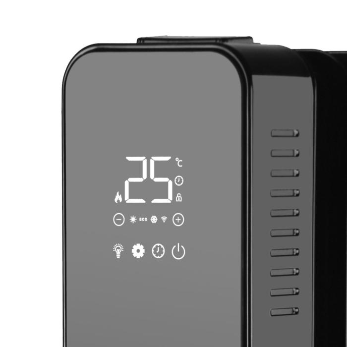 Radiador de Aceite Digital XI de HAEGER - 11 elementos, 2500 W, Mando a distancia - Imagen 2