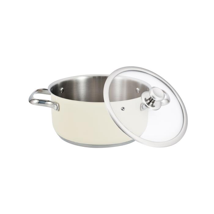 Panela de Cozinha HAEGER Pastel Pot 16H - Diâmetro 16cm, Inox - Image 2