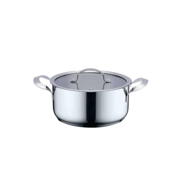 Olla de Acero Inoxidable HAEGER Inox Pot 18H - Diámetro 18cm