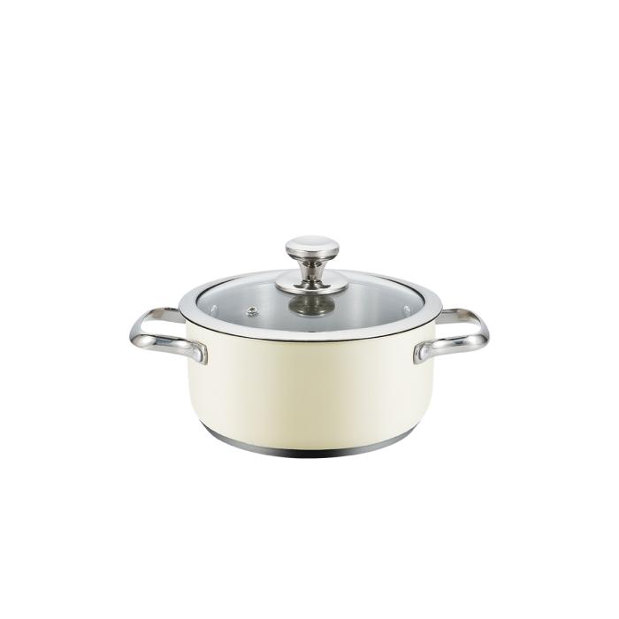 Olla de Acero Inoxidable HAEGER Pastel Pot 18H - Diámetro 18 cm