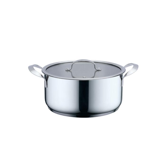 Panela de Cozinha HAEGER Inox Pot 20H - Diâmetro 20 cm, Inox