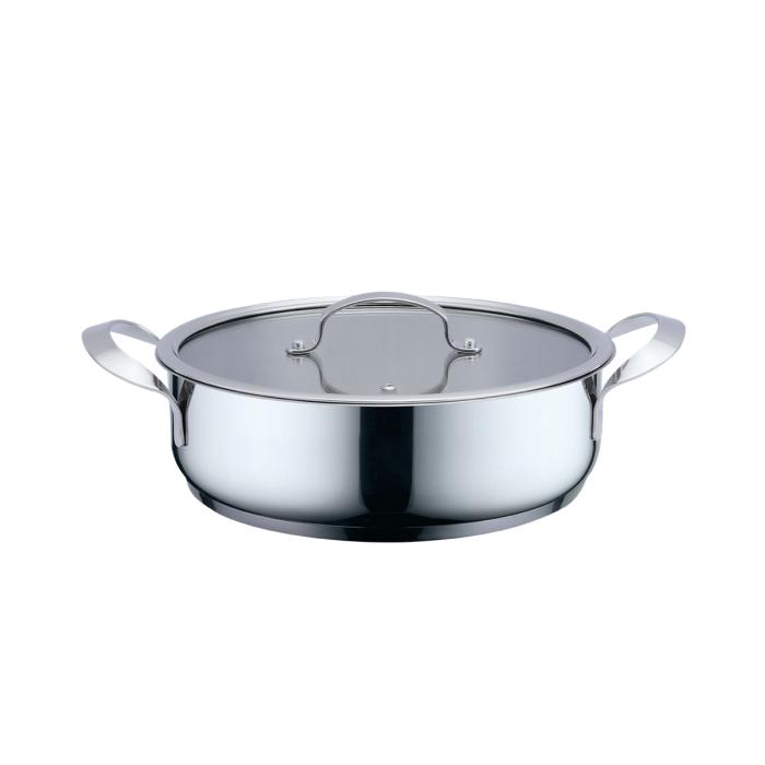Panela de Cozinha HAEGER Inox Pot 24L - Diâmetro 24 cm, Inox