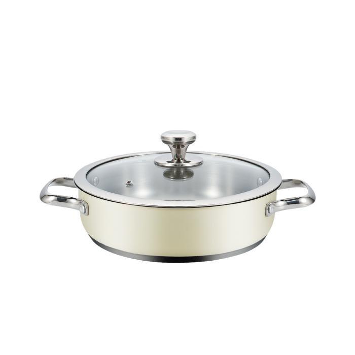 Panela de Cozinha HAEGER Pastel Pot 24L - Diâmetro 24 cm, Inox