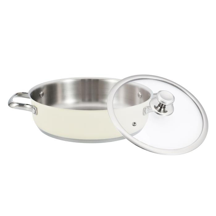 Panela de Cozinha HAEGER Pastel Pot 24L - Diâmetro 24 cm, Inox - Image 2