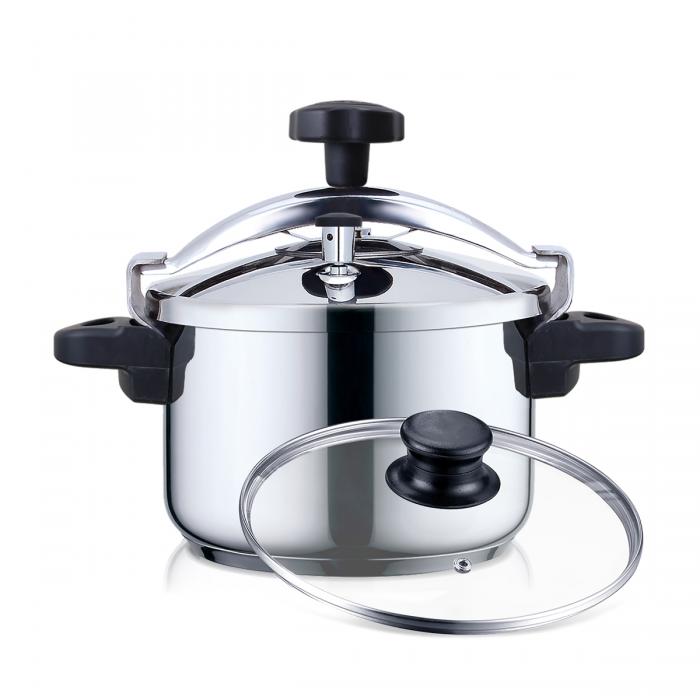 Panela de pressão HAEGER PRESSURE COOKER 18/10 2 em 1 – 4L