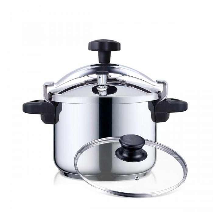 Panela de pressão HAEGER PRESSURE COOKER 18/10 2 em 1 – 6L