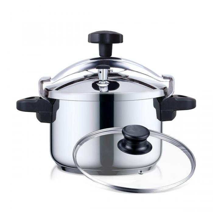 Olla a presión HAEGER PRESSURE COOKER 18/10 2 em 1 – 8L