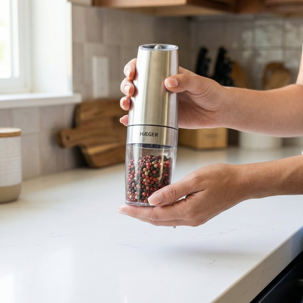 Moinho Elétrico HAEGER Salt & Pepper Premium