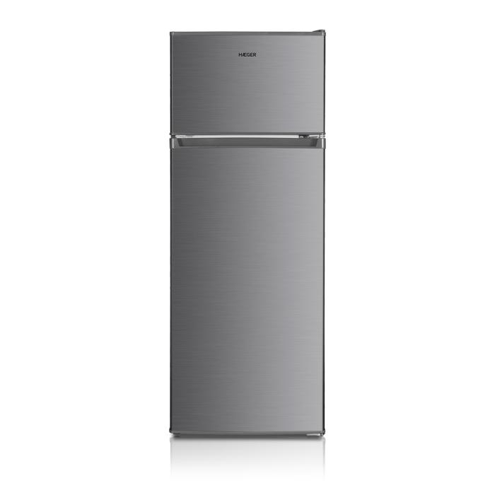 Frigorífico con Congelador HAEGER 220 - 206L, 55 cm, Inox