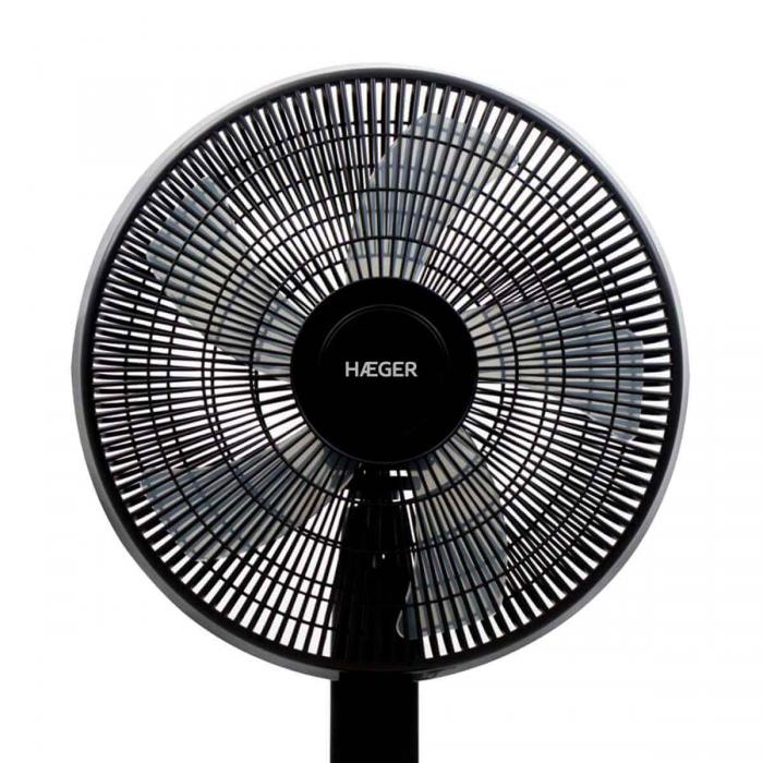 Ventoinha de Pé HAEGER Smooth Wind - 45W, 3 velocidades, Diâmetro 40cm, Preto - Image 3