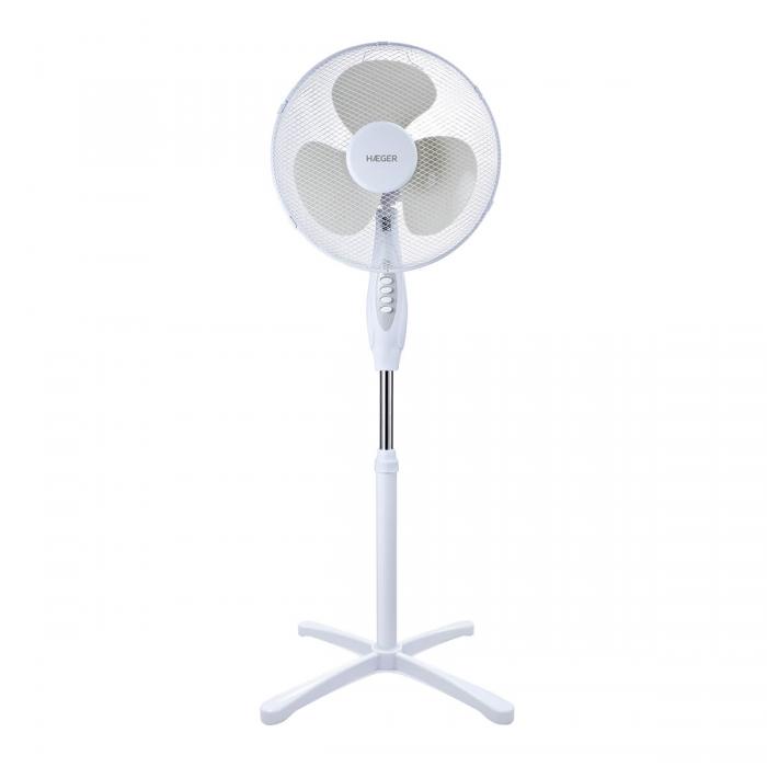 Ventoinha de Pé HAEGER Cross Wind - 45W, 3 velocidades, Diâmetro 40cm