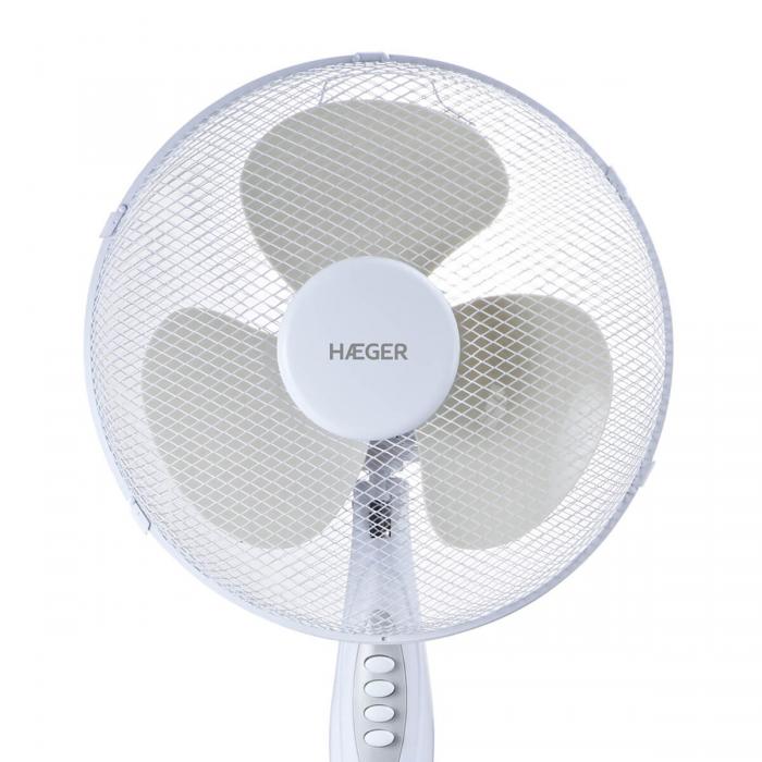 Ventoinha de Pé HAEGER Cross Wind - 45W, 3 velocidades, Diâmetro 40cm - Image 2