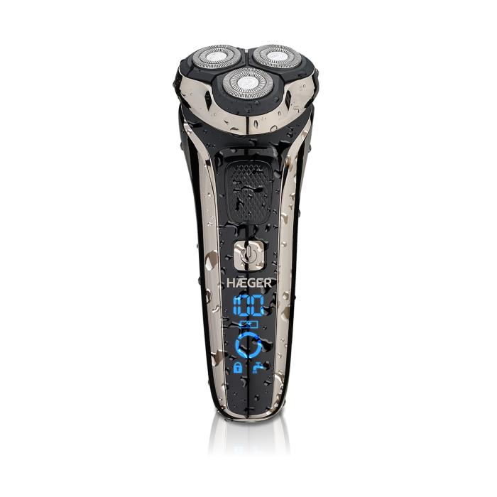 Máquina de Barbear HAEGER G-Man Ultra - Autonomia 90 min, Seco e Molhado