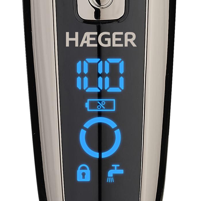 Máquina de Barbear HAEGER G-Man Ultra - Autonomia 90 min, Seco e Molhado - Image 3