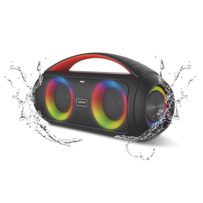 Altavoz Bluetooth Portátil HAEGER Cool Boom - 29H Batería, IPX5 - Imagen 3