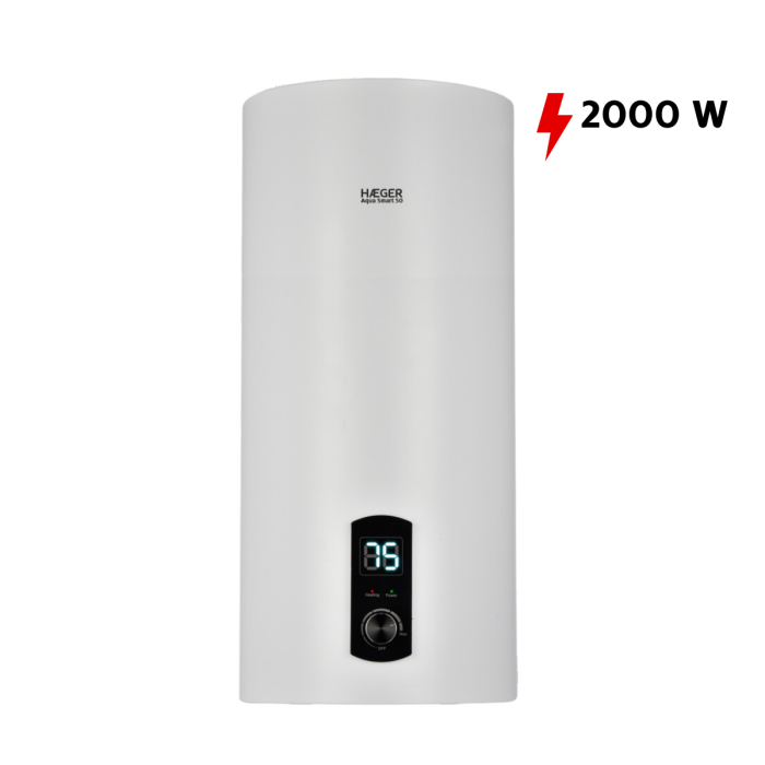 Termoacumulador Digital HAEGER Aqua Smart 50 - 50L, 2000W, Classe B, Resistência Embainha - Image 5