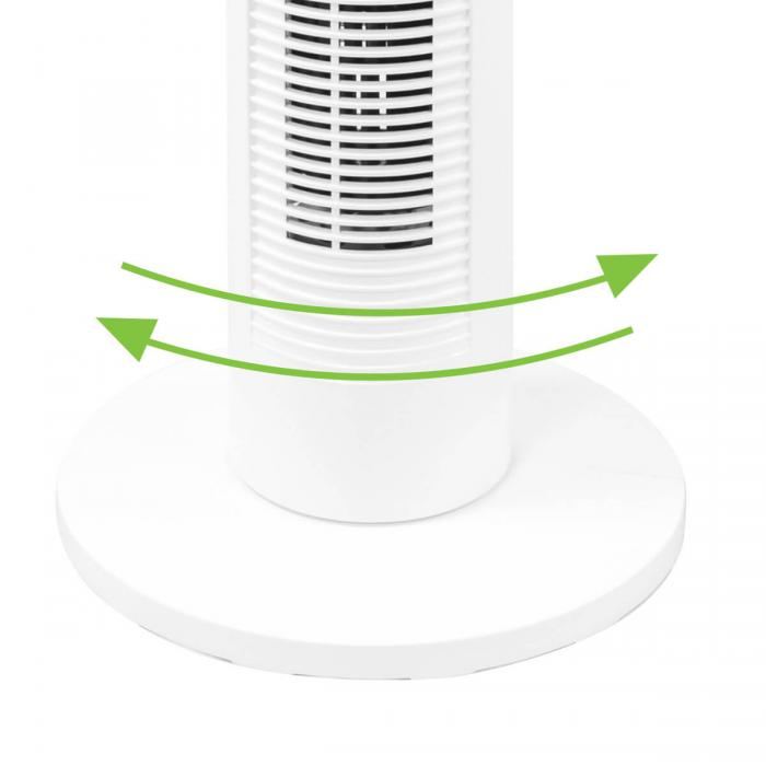 Ventoinha de Torre HAEGER Tower Wind - 81cm, 45W, 3 Velocidades - Image 2