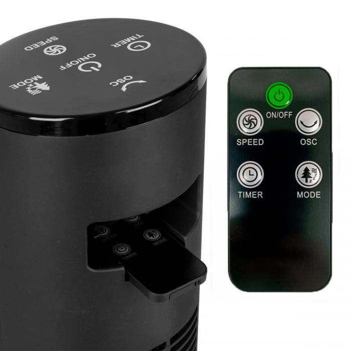 Ventoinha de Torre HAEGER Elite Tower - 91.5cm, 45W, 3 Velocidades - Image 3