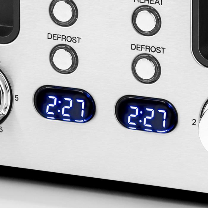 Torradeira HAEGER Toast - 4 Aberturas, 1700W, Inox - Image 3