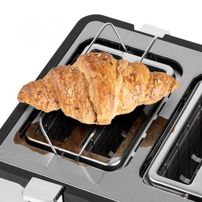 Torradeira HAEGER Toast - 4 Aberturas, 1700W, Inox - Image 5