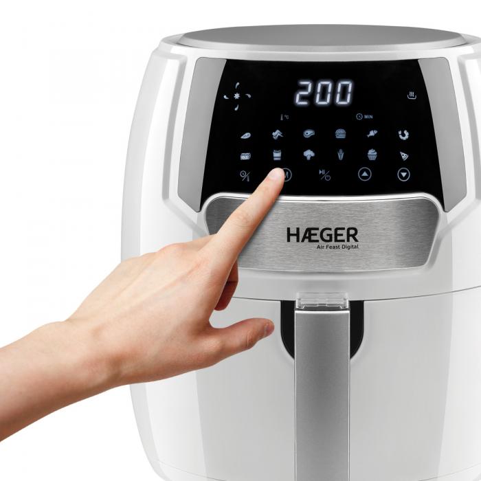 Freidora sin Aceite HAEGER Air Feast Digital White - 4.2L - Imagen 4