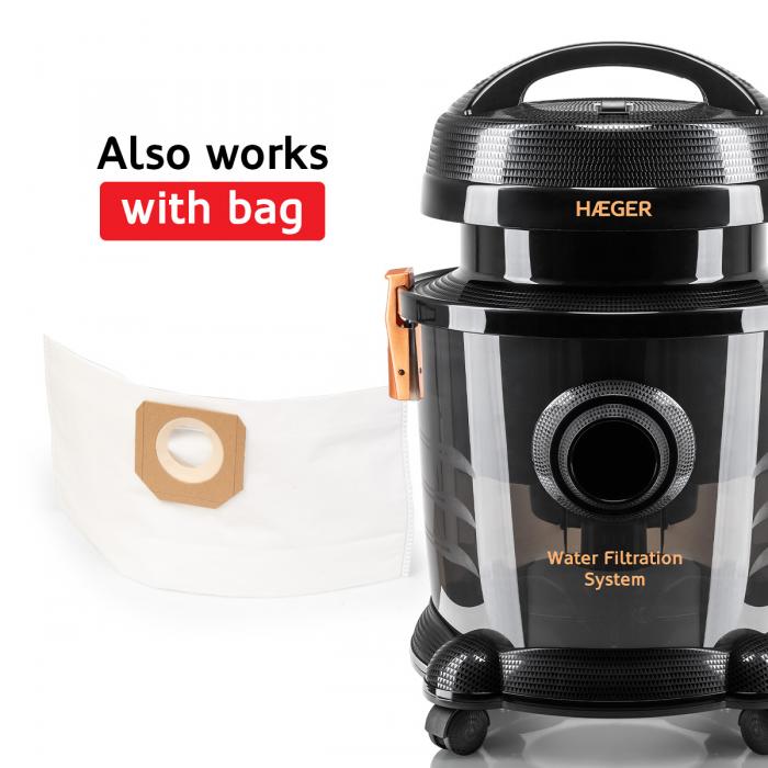 Vacuum cleaner with water filter HAEGER AQUACLEAN 1200 - Image 5