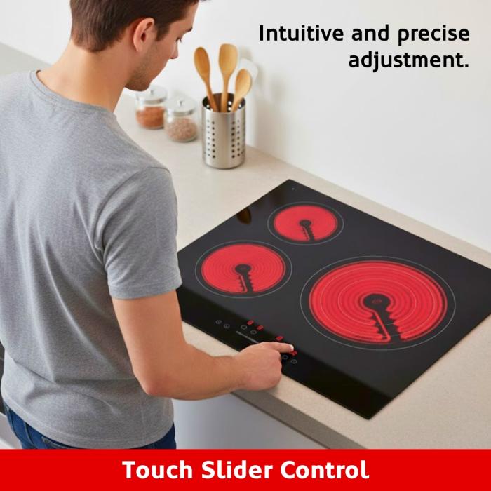 Built-In Vitroceramic Hob HAEGER Vitro Heat 5700 - 5700W, 3 Zones - Image 3