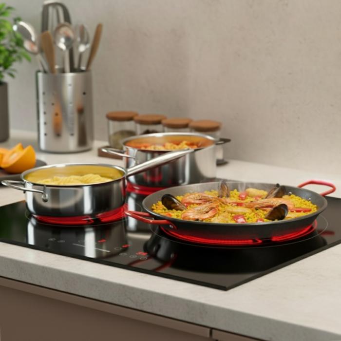 Built-In Vitroceramic Hob HAEGER Vitro Heat 5700 - 5700W, 3 Zones - Image 2