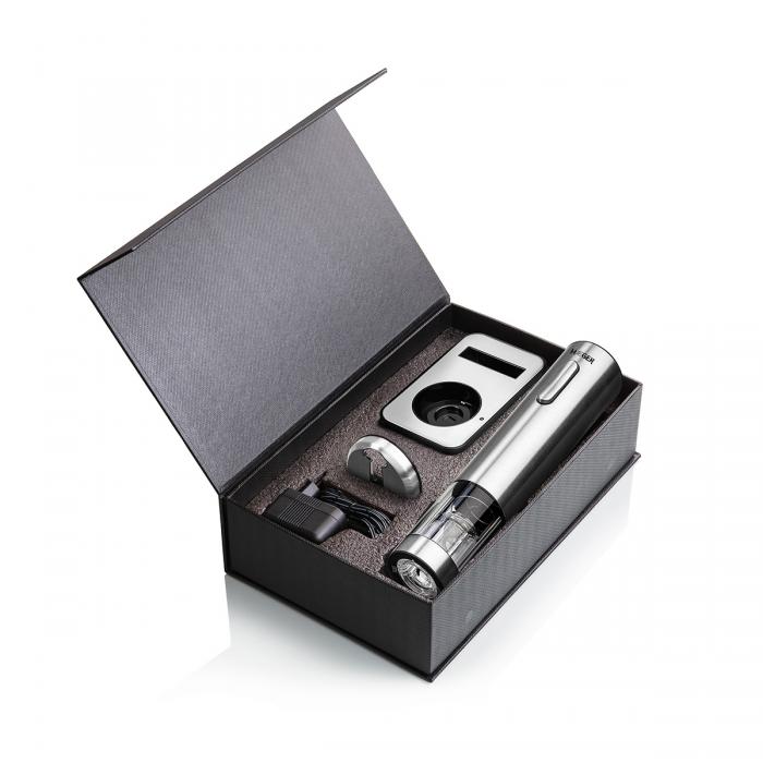 Electric Corkscrew HAEGER MILANO, Rechargeable, Stainless Steel - Image 2